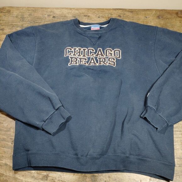 Champion Other - Vintage Champion Chicago Bears Sweatshirt Adult XL Black Crewneck Pullover NFL